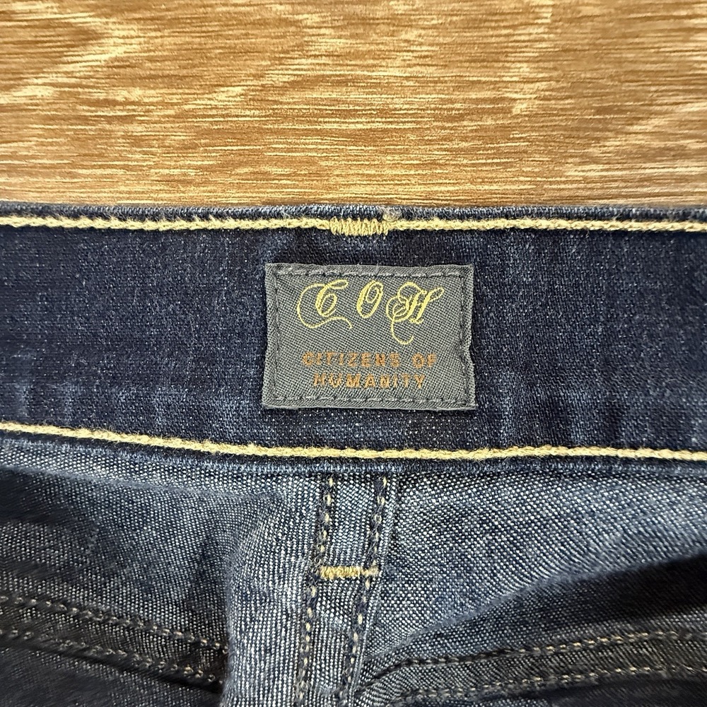 Citizens of Humanity Ava Low Rise Straight Leg Jeans Women's Size 27 Dark Wash - Picture 3 of 12